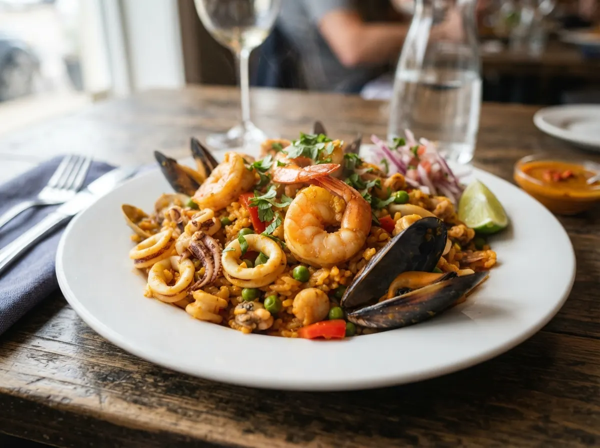 Arroz con mariscos