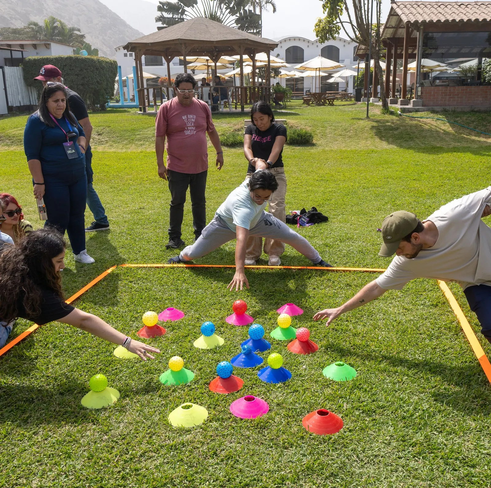 Juegos en las áreas verdes