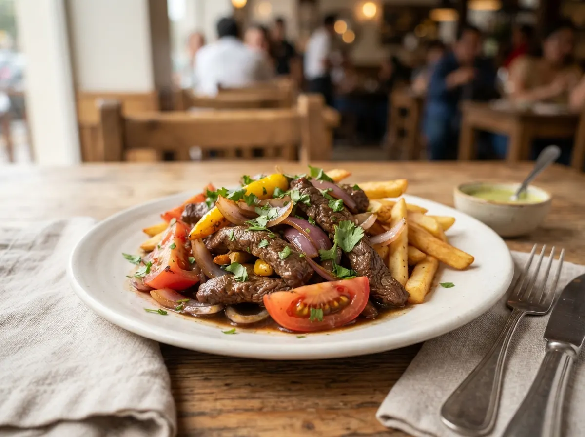 Lomo saltado clásico